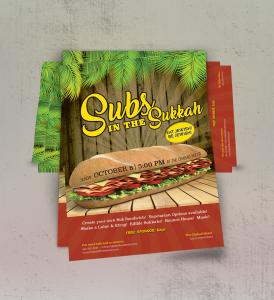 Subs in the Sukkah